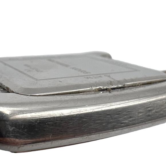 Michael Kors Quartz Watch Womens Stainless Steel MK-2242 Silver Embossed Leather - Picture 14 of 16